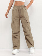 Eloise™ | Pantalón cargo con cintura elástica y bajos ajustables