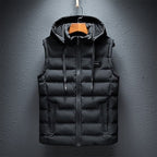 Noah™ | Chaleco acolchado de hombre con capucha y cremallera