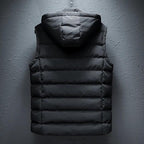 Noah™ | Chaleco acolchado de hombre con capucha y cremallera