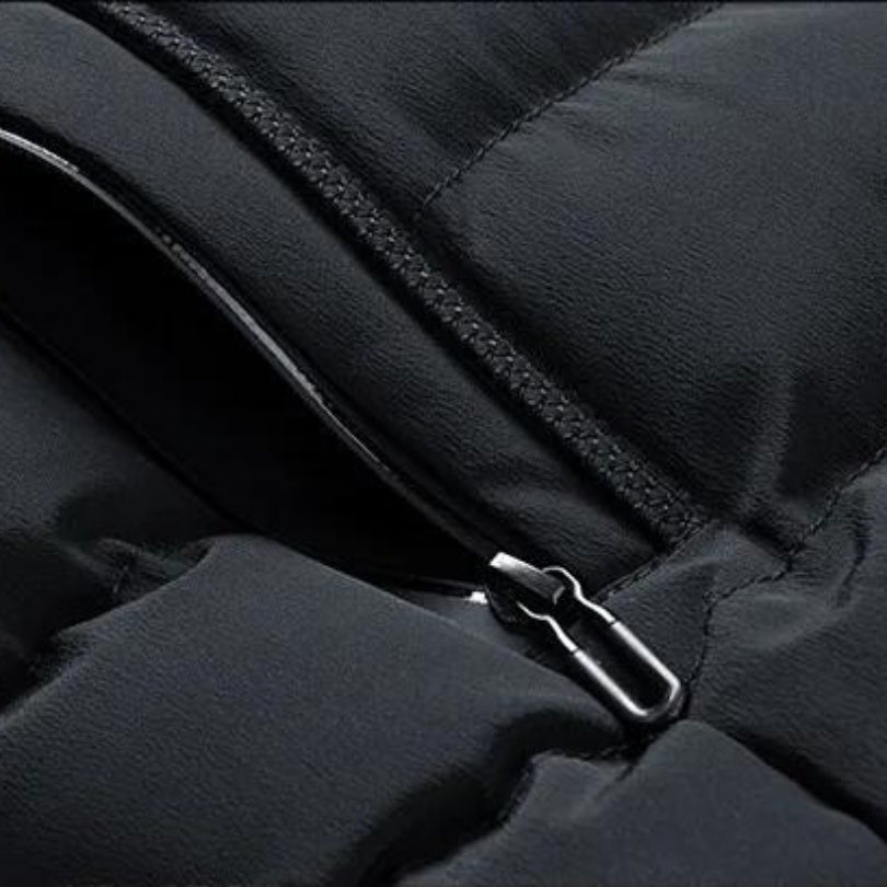 Noah™ | Chaleco acolchado de hombre con capucha y cremallera