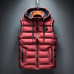 Noah™ | Chaleco acolchado de hombre con capucha y cremallera
