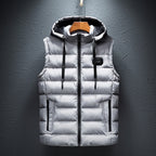 Noah™ | Chaleco acolchado de hombre con capucha y cremallera