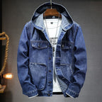 Preston™ | Chaqueta vaquera de hombre con capucha y bolsillos