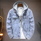Preston™ | Chaqueta vaquera de hombre con capucha y bolsillos
