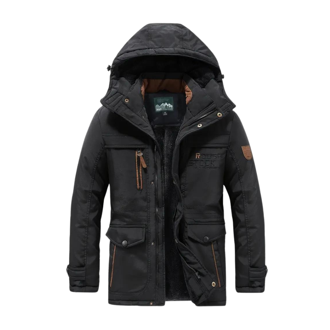 Spencer™ | Parka acolchada con capucha y forro sherpa