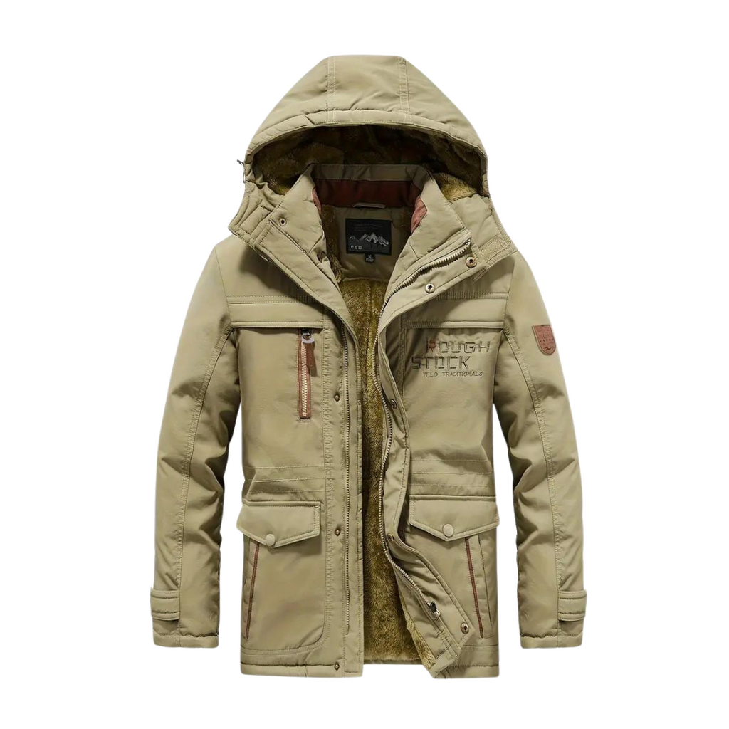 Spencer™ | Parka acolchada con capucha y forro sherpa