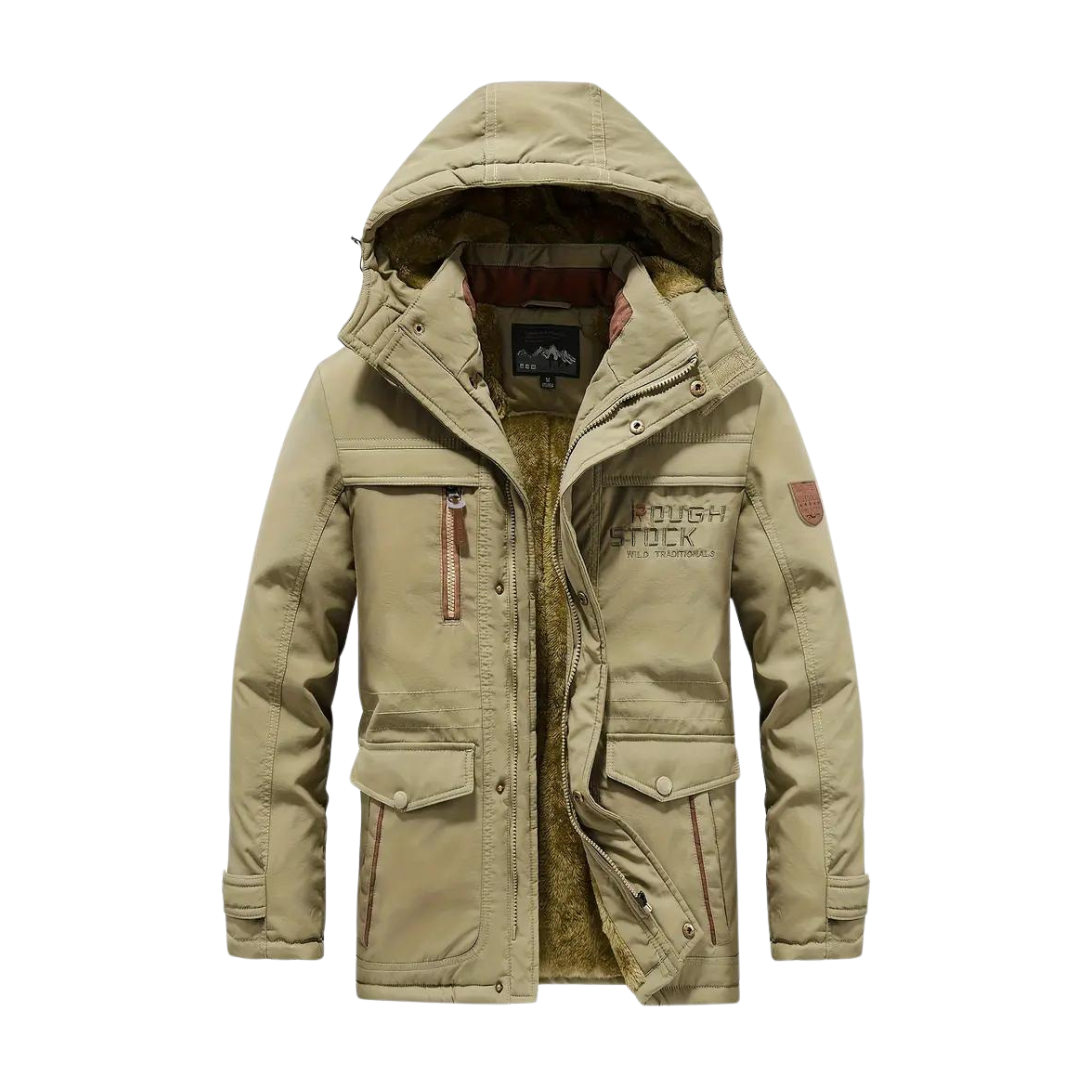 Spencer™ | Parka acolchada con capucha y forro sherpa