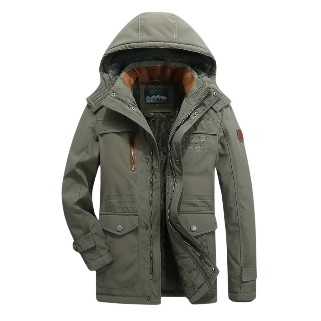 Spencer™ | Parka acolchada con capucha y forro sherpa