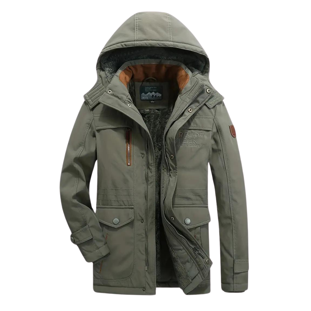 Spencer™ | Parka acolchada con capucha y forro sherpa