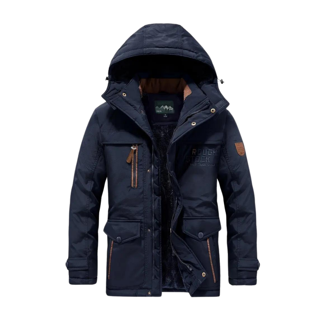 Spencer™ | Parka acolchada con capucha y forro sherpa