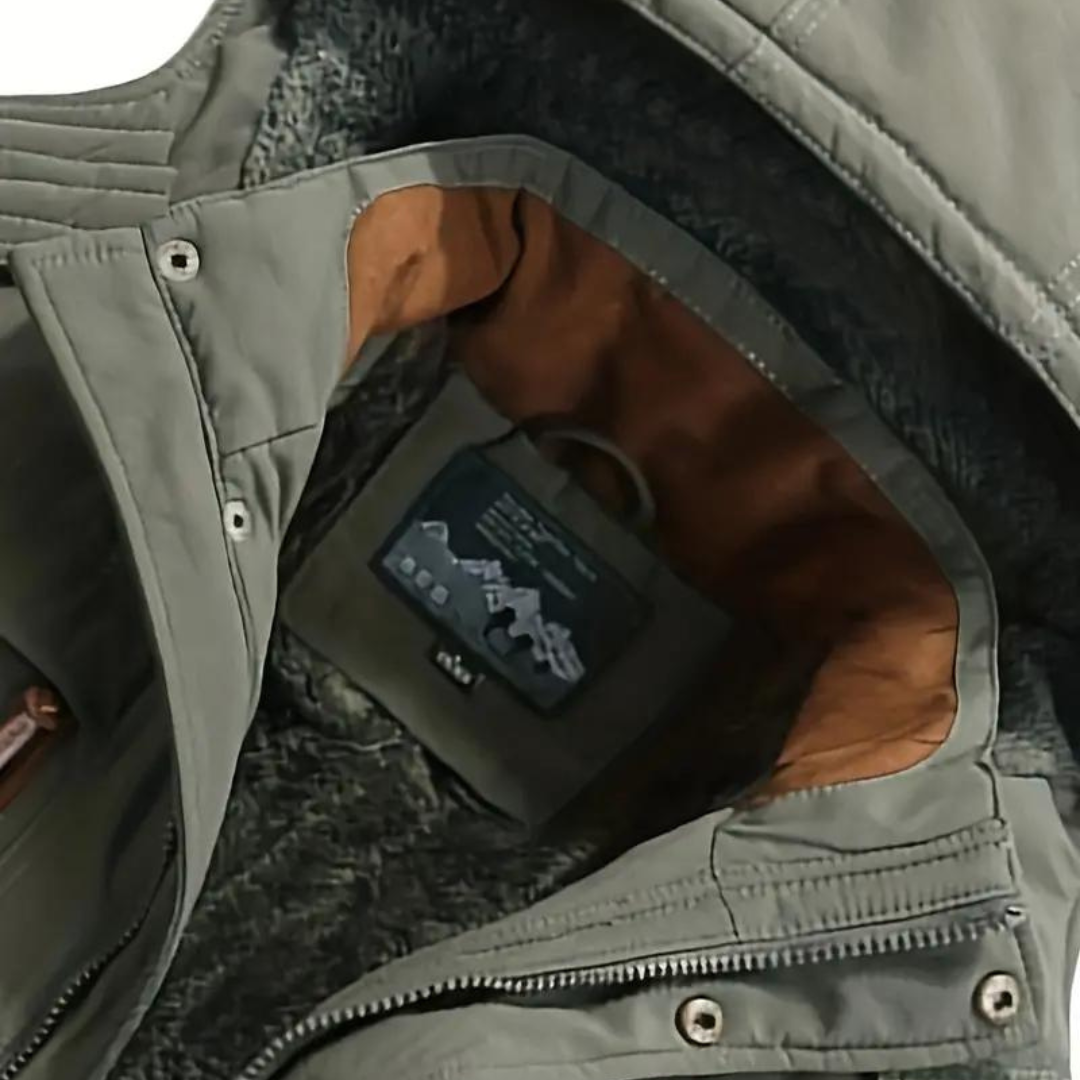 Spencer™ | Parka acolchada con capucha y forro sherpa