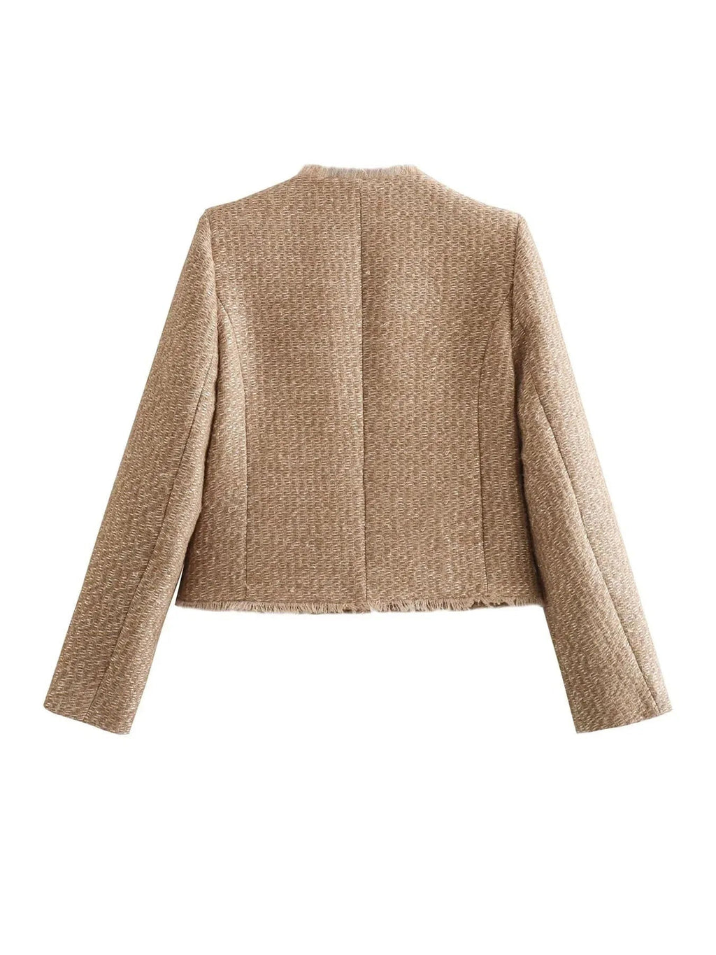 Maggie™ | Chaqueta de tweed corta con botones