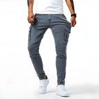 Travis™ | Pantalón cargo slim con múltiples bolsillos