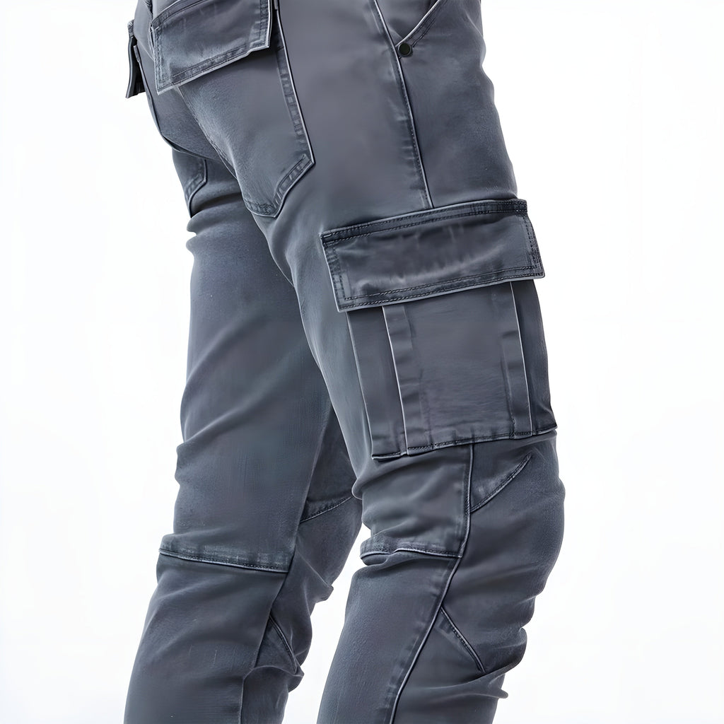 Travis™ | Pantalón cargo slim con múltiples bolsillos