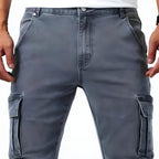 Travis™ | Pantalón cargo slim con múltiples bolsillos