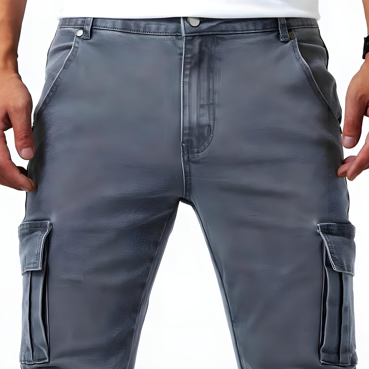 Travis™ | Pantalón cargo slim con múltiples bolsillos