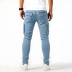 Travis™ | Pantalón cargo slim con múltiples bolsillos