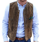 Theodore™ | Chaleco de ante con botones de estilo tradicional