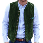 Theodore™ | Chaleco de ante con botones de estilo tradicional