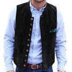 Theodore™ | Chaleco de ante con botones de estilo tradicional