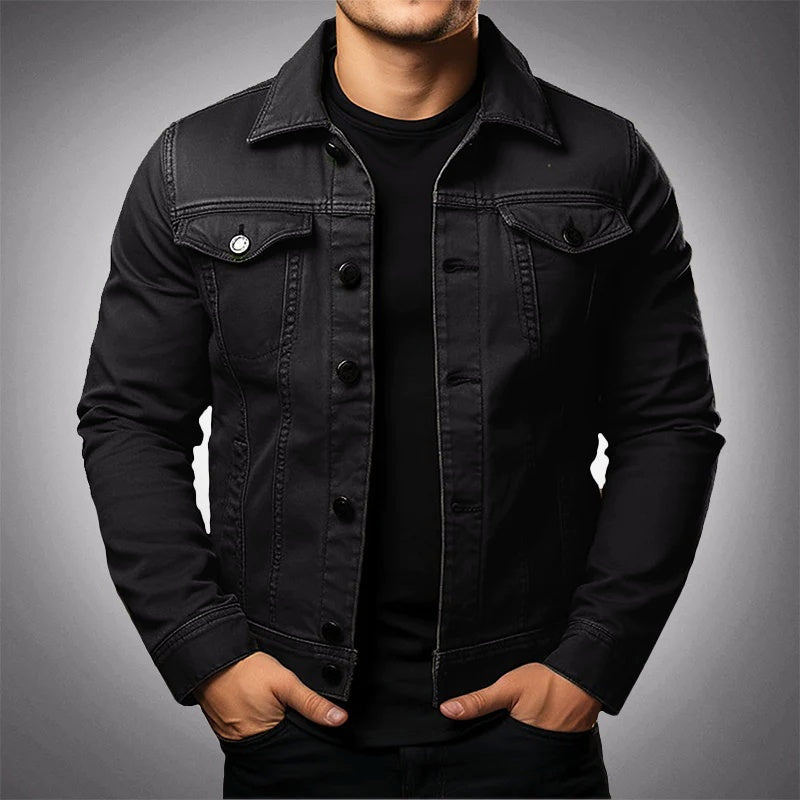 Simon™ | Chaqueta vaquera de algodón con botones