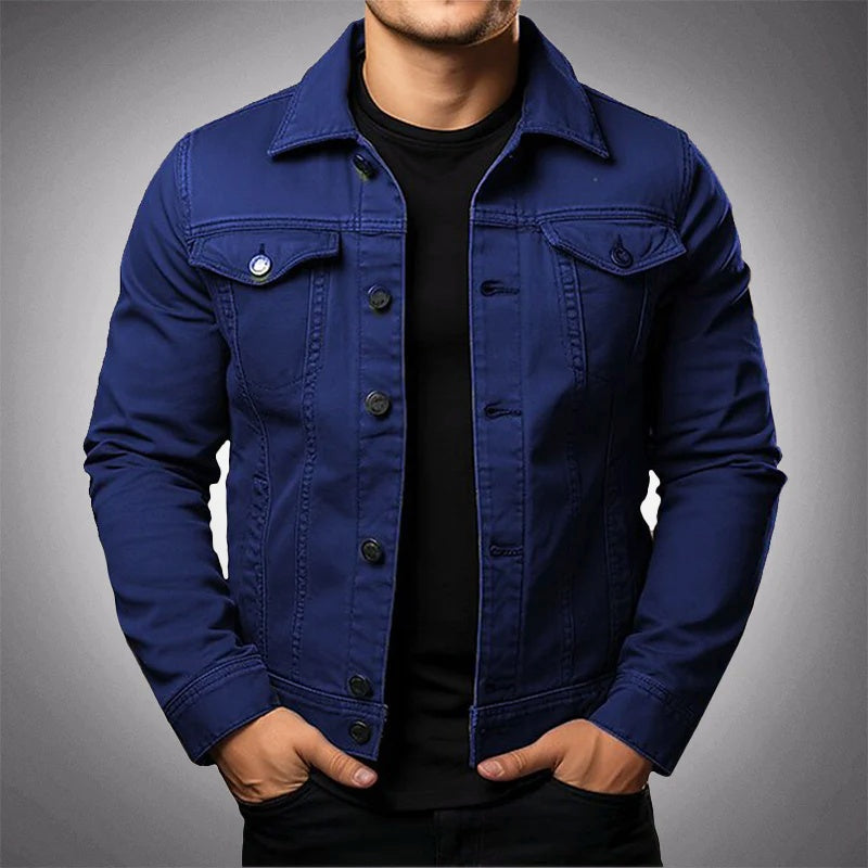 Simon™ | Chaqueta vaquera de algodón con botones
