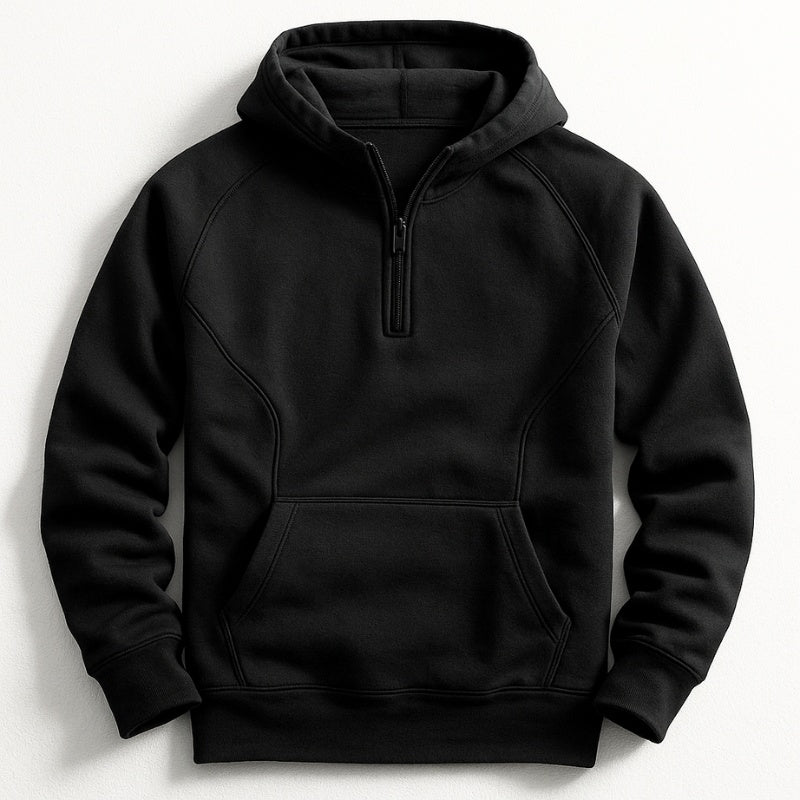 Joseph™ | Sudadera de algodón con cremallera y bolsillo canguro