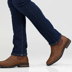 Connor™ | Botas Chelsea de piel sintética con suela de tacón
