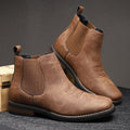 Connor™ | Botas Chelsea de piel sintética con suela de tacón
