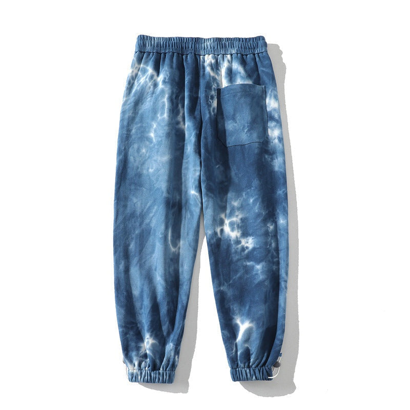 Harvey™ | Jogger de algodón acid wash con puños elásticos