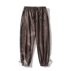 Harvey™ | Jogger de algodón acid wash con puños elásticos