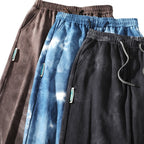 Harvey™ | Jogger de algodón acid wash con puños elásticos