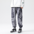 Harvey™ | Jogger de algodón acid wash con puños elásticos