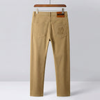 Adrian™ | Pantalón de vestir de sarga de algodón corte recto