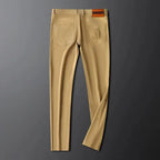 Adrian™ | Pantalón de vestir de sarga de algodón corte recto