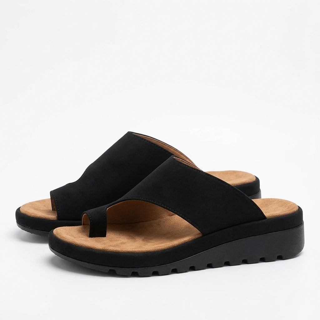 Emma™ | Chanclas de dedo con cuña y suela antideslizante