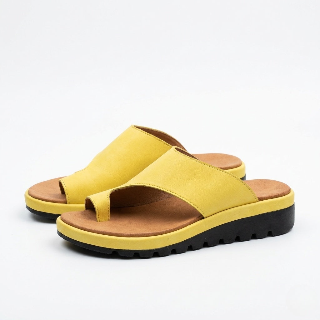 Emma™ | Chanclas de dedo con cuña y suela antideslizante