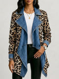 Denim leopardo
