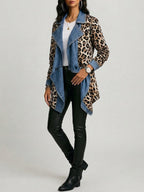 Emma™ | Chaqueta vaquera con estampado de leopardo