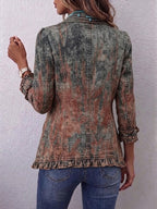 Emma™ | Chaqueta vaquera con estampado de leopardo
