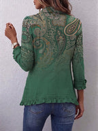 Emma™ | Chaqueta vaquera con estampado de leopardo