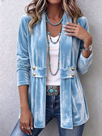 Emma™ | Chaqueta vaquera con estampado de leopardo