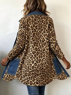 Emma™ | Chaqueta vaquera con estampado de leopardo