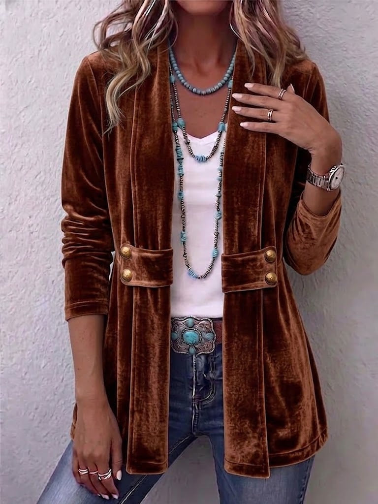 Emma™ | Chaqueta vaquera con estampado de leopardo