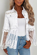 Emma™ | Chaqueta vaquera con estampado de leopardo