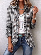Emma™ | Chaqueta vaquera con estampado de leopardo