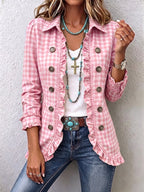 Emma™ | Chaqueta vaquera con estampado de leopardo