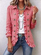 Emma™ | Chaqueta vaquera con estampado de leopardo