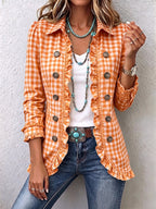 Emma™ | Chaqueta vaquera con estampado de leopardo