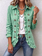 Emma™ | Chaqueta vaquera con estampado de leopardo